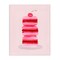 Stupell Industries Coquette Macaroon Cherry Stack Canvas, design by Nina Jacobs